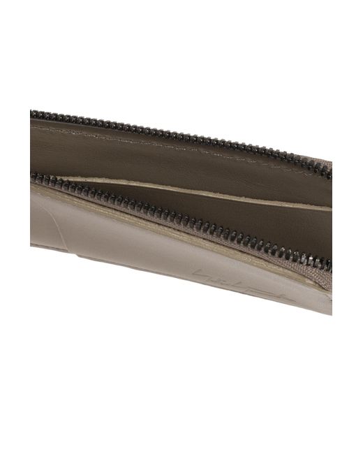 Discord Yohji Yamamoto Gray Card Case From The Discord Collection