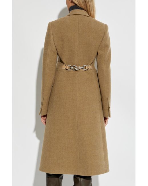 Burberry Natural Wool Coat