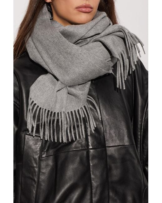 Max Mara Gray Cashmere Shawl