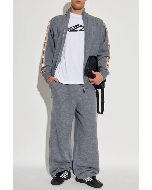 DSquared² Blue Wool Cardigan for men
