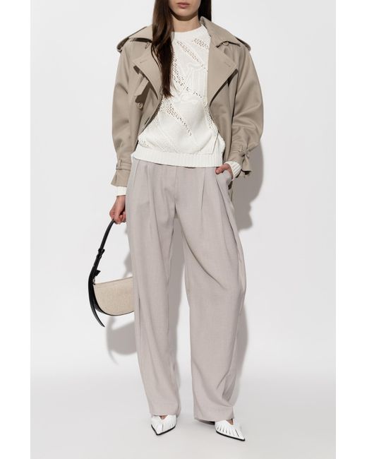 Max Mara White 'Salvo' Sweater