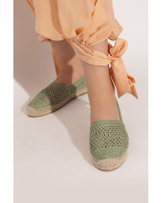 Chloé Green Espadrilles 'Isla'