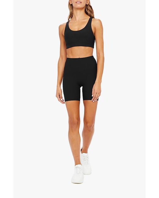 The Upside Black Peached Shorts