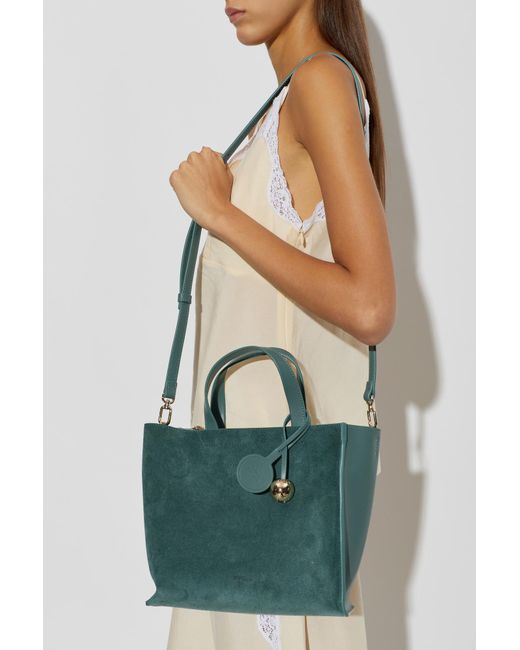 Furla Green Leather 'Divide It Tote S' Bag