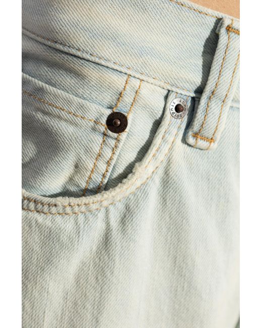 Acne White Baloon Jeans