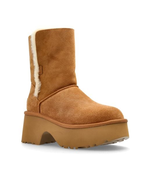 Ugg Brown Heeled Snow Boots 'Esmee'