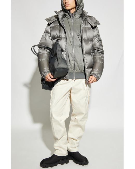 Moncler Gray Down Jacket 'Couyere' for men