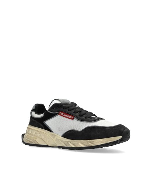 DSquared² Black Sport Shoes Sprinter