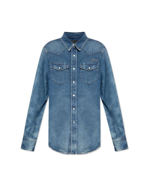 Givenchy Blue Denim Shirt for men