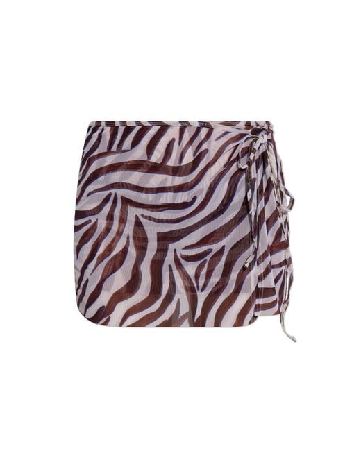 Bondeye Purple 'Maeve Mini' Skirt