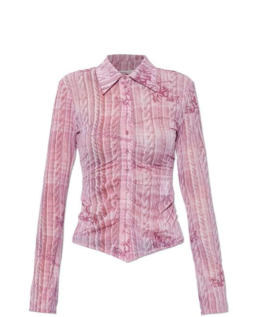 AVAVAV Pink Patterned Shirt
