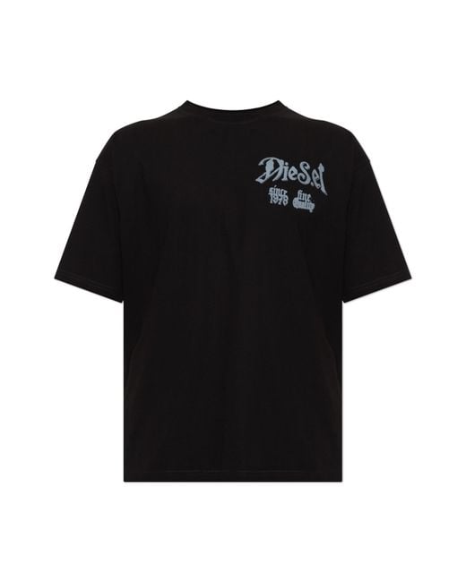 DIESEL Black T-Shirt 'T-Boxt-Aa2' for men