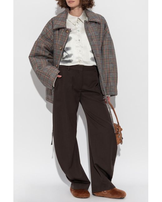 AVAVAV Brown Checked Jacket