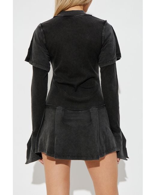 KNWLS Black 'Bellona' Dress