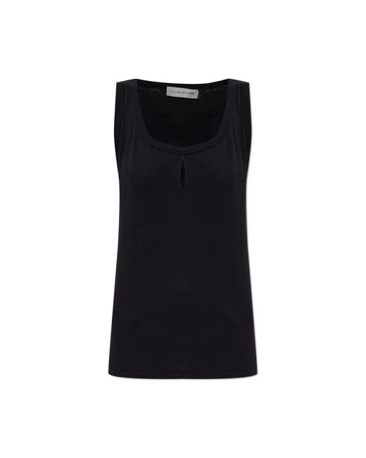 Victoria Beckham Black Top With Draping