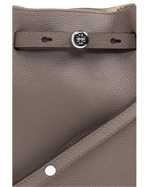 Tory Burch Brown "Romy" Hand-Held Bucket Bag