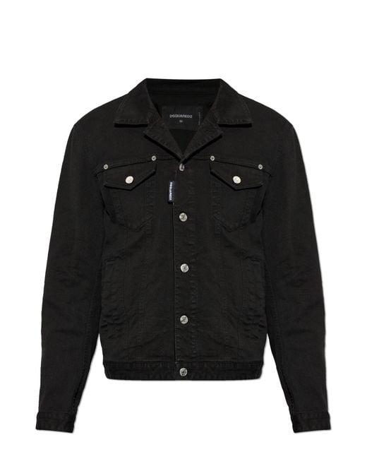 DSquared² Black Denim Jacket for men
