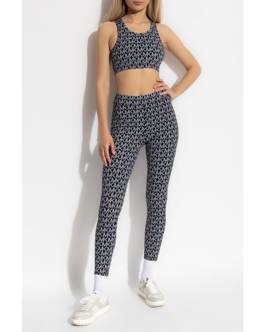 MICHAEL Michael Kors Blue Monogram Leggings