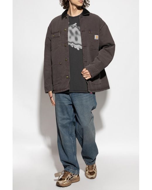 Carhartt Blue Insulated "Chore" Jacket for men