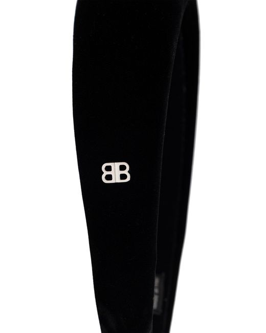 Balenciaga Black Textured Headband with Red and White Logo Balenciaga | Shoes | Balenciaga Gray Box | Poshmark main image 3