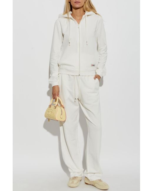 DIESEL White 'Indra-D-Core' Trousers