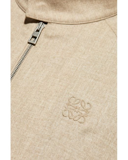 Loewe Natural Jacket With A Stand-Up Collar for men