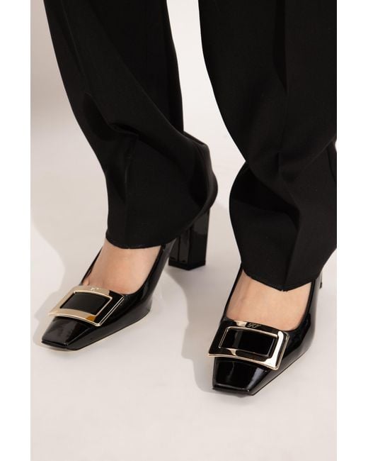 Roger Vivier Black Heeled Shoes "Belle Vivier"
