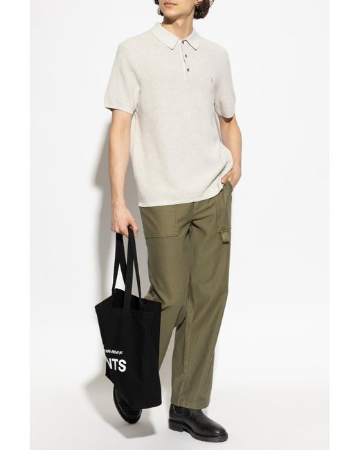 AllSaints Green Trousers Talbot for men