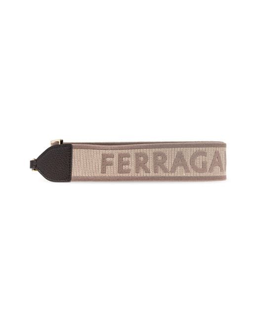 Ferragamo Brown Shoulder Bag "North-South Hobo Medium"