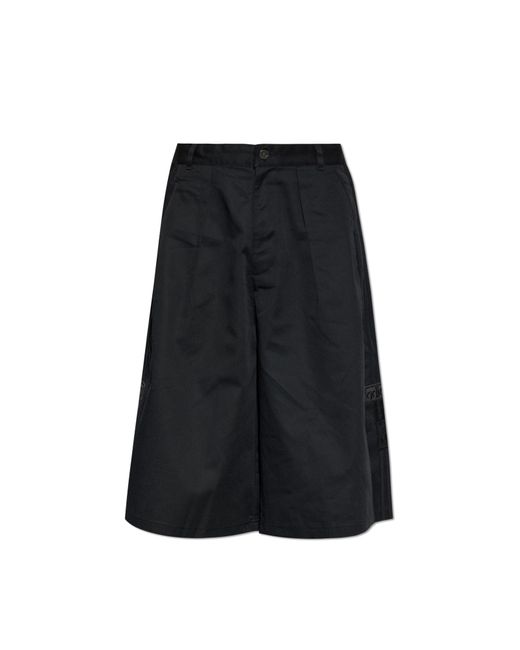 Adidas Originals Black Shorts With Logo for men