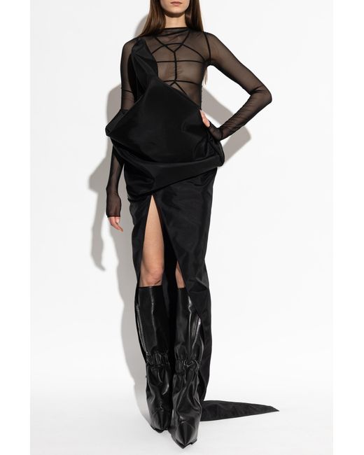 Rick Owens Black Transparent Top