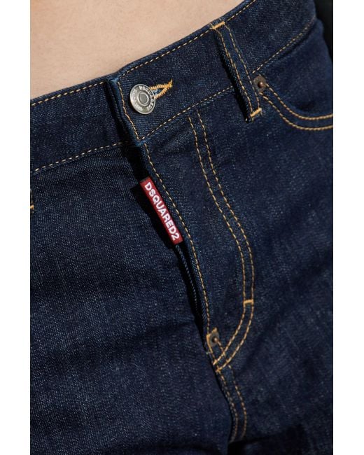 DSquared² Blue 'D2 Twisted' Jeans