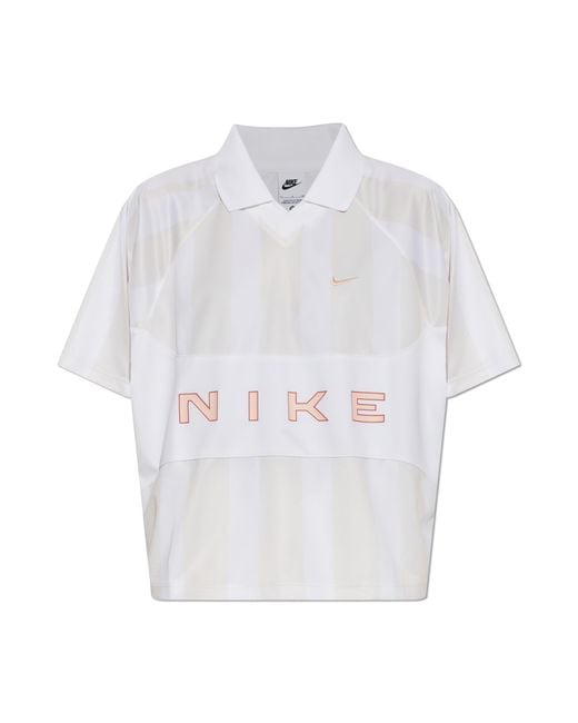 Nike White T-Shirt With Logo
