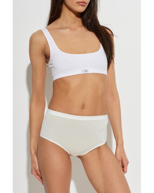 MM6 by Maison Margiela White Figi