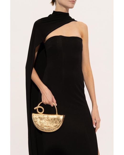 Cult Gaia Metallic "azariah Nano" Handbag,