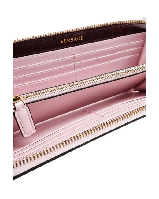 Versace Pink Leather Wallet