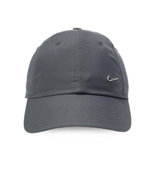 Nike Gray Metal Swoosh Cap