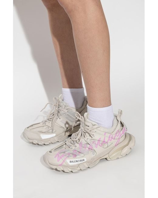 Balenciaga Natural 'Track' Sports Shoes