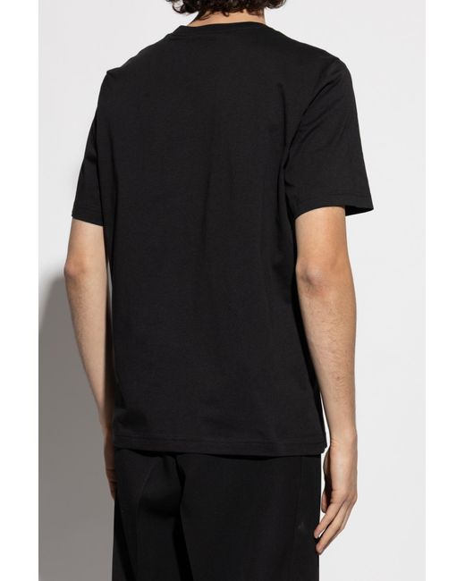 Paul Smith Black T-shirt With Colorful Print, for men