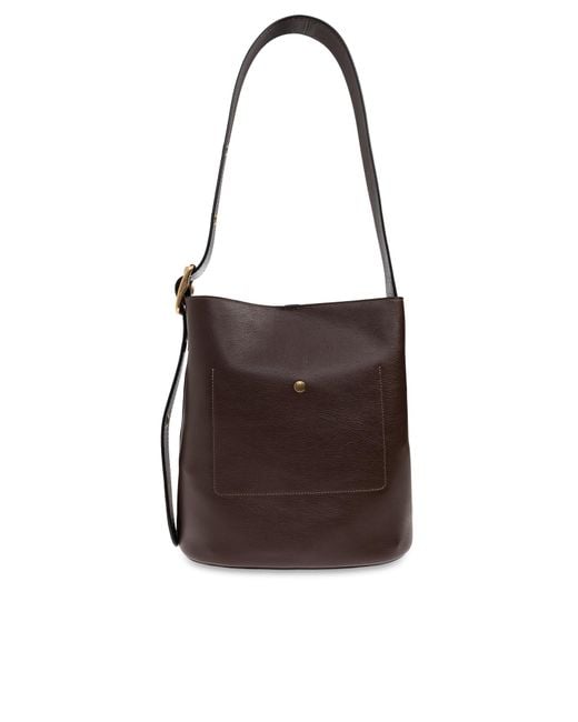 COACH Brown "Bleecker" Shoulder Bag