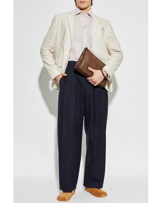 Etro White Linen Shirt for men