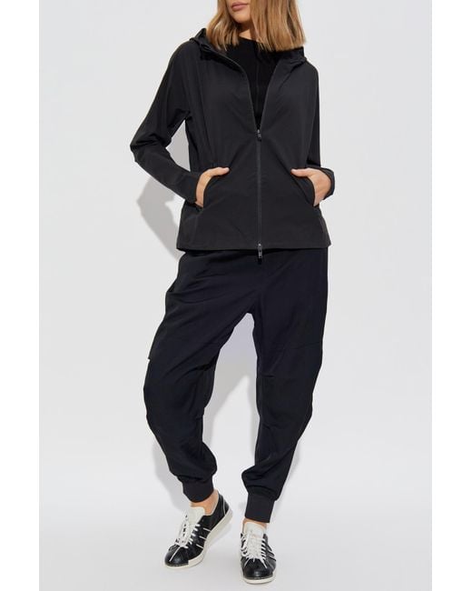 ◆Y-3◆ U Wool Hood Top Black REF WO HOOD TOP BLACK YY3U242P Y-3 Hooded Jacket in Black | Lyst