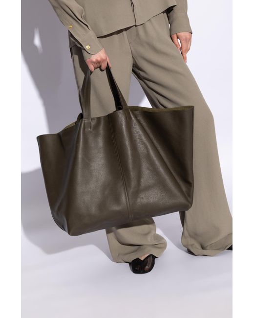 AMI Black Shopper Bag