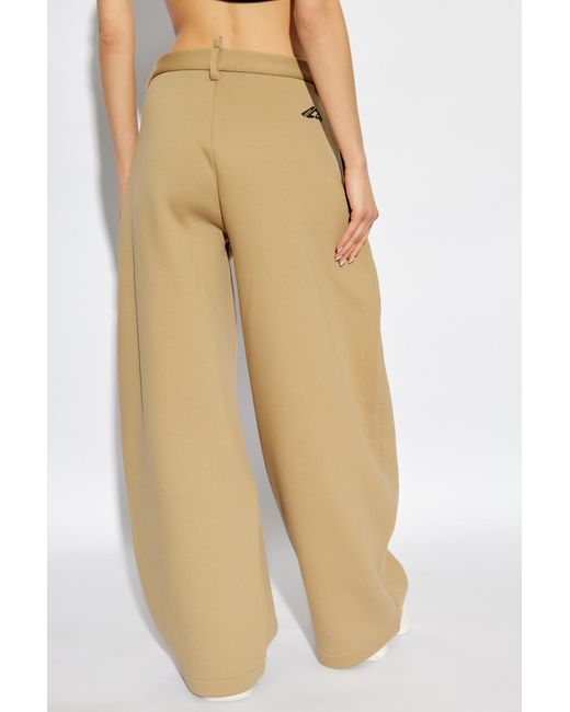 DSquared² Natural Wide-Leg Trousers