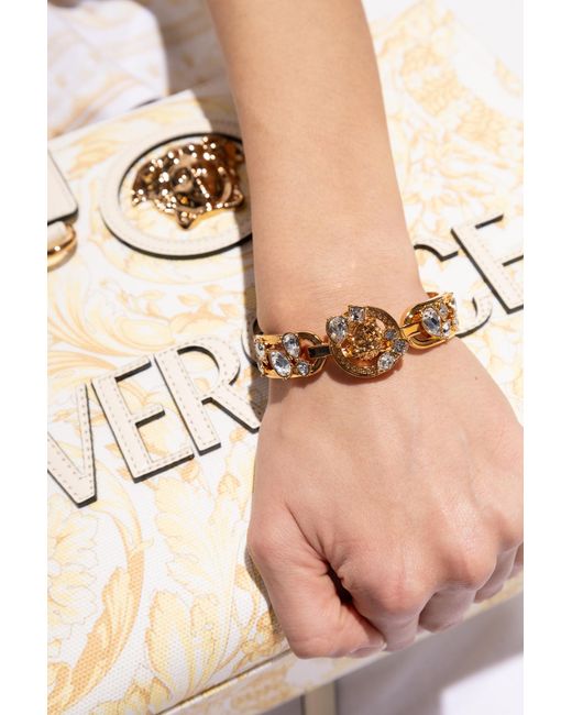 Versace Metallic Brass Bracelet