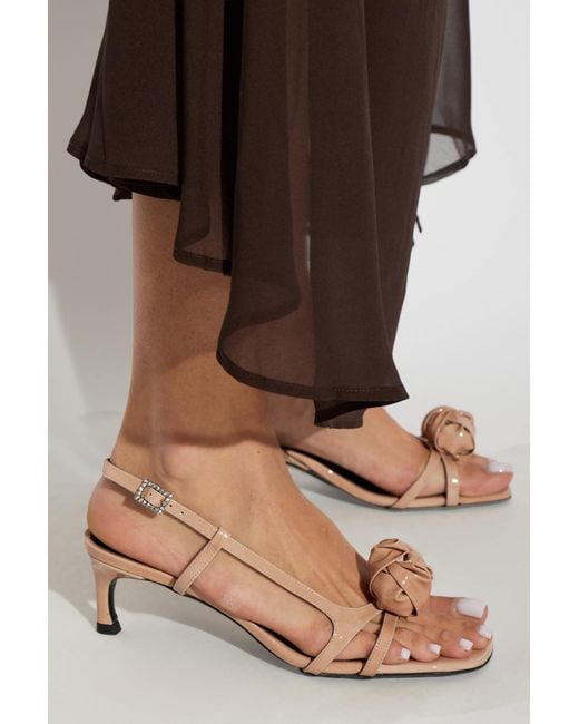 ROTATE BIRGER CHRISTENSEN Natural Heeled Sandals