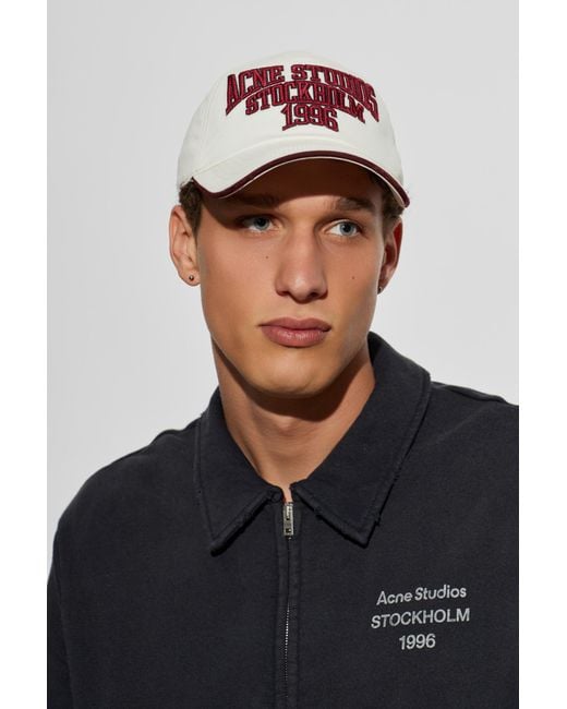 Acne Red Baseball Cap