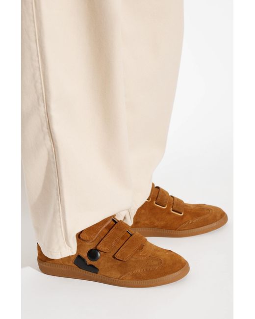 Isabel Marant Brown Suede Sports Shoes "Beth"