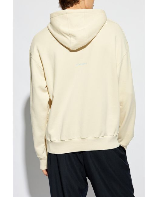 Givenchy Blue Sweatshirt With Embroidered Logo for men