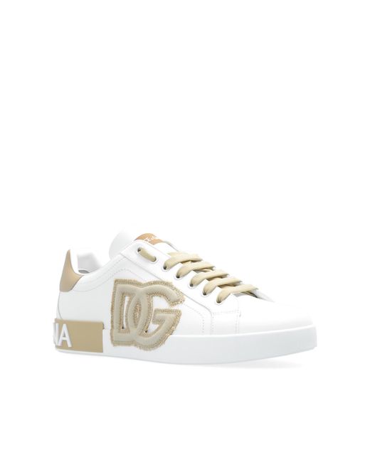 Dolce & Gabbana Brown ‘Portofino’ Sneakers for men